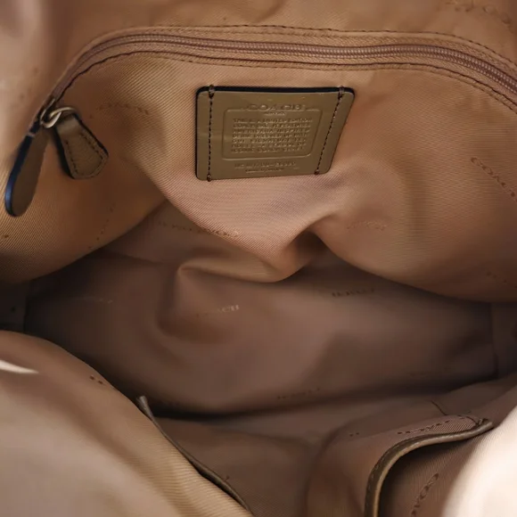 Coach Denim and Black Floral Crossbody Bag - Picture 13 of 15